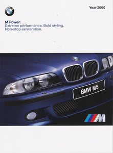 Brochure - M Power Extreme performance. Bold Styling. Non-stop exhilaration.. (1999 3rd version)