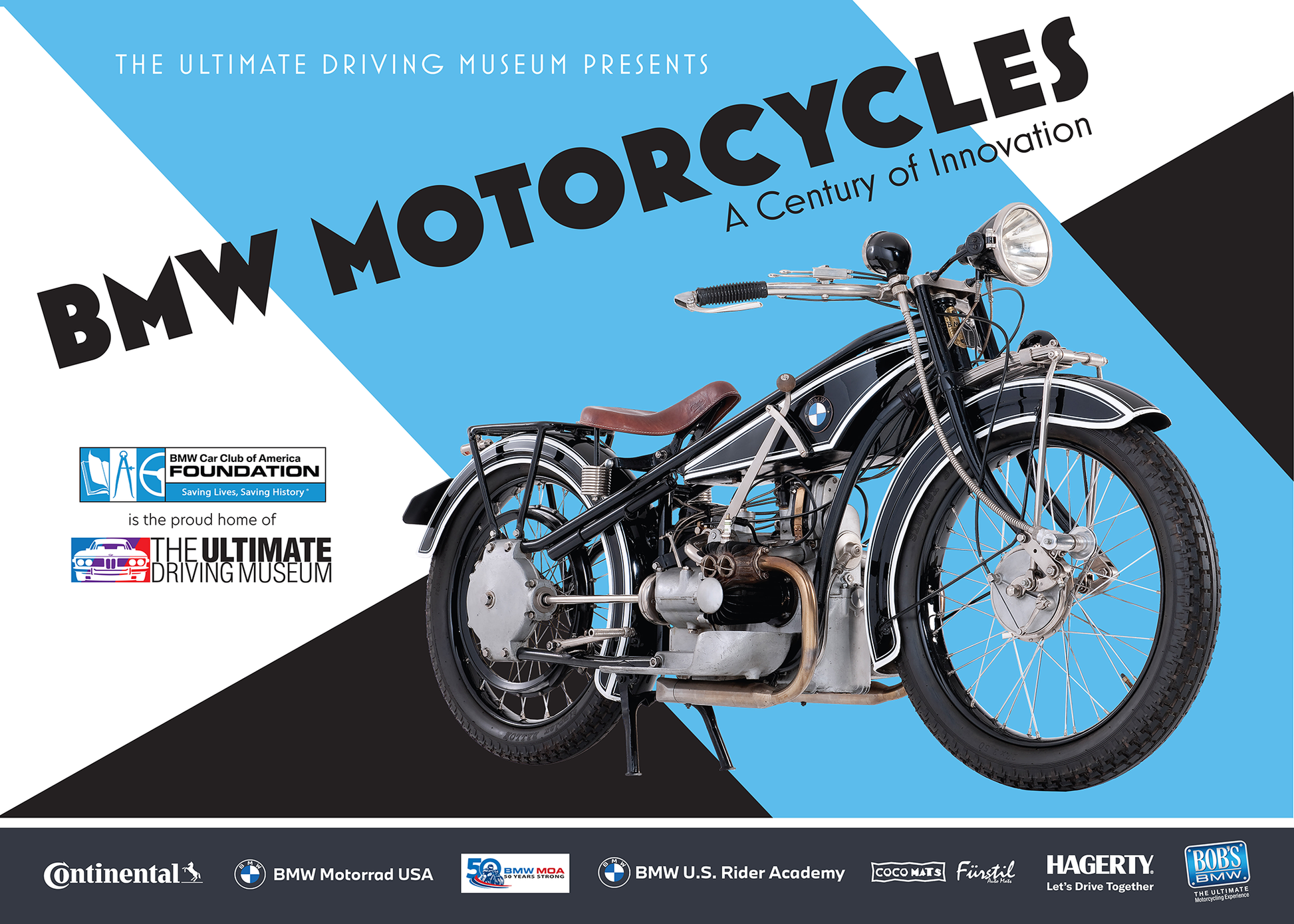 BMW Motorcycle Exhibit Book Cover Poster - BMW CCA Foundation