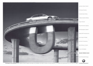 Better cornering. 1999 BMWNA Advertising Art - BMW CCA Foundation