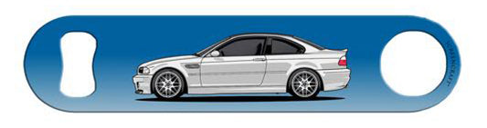 Light Grey E46 CSL  Bottle Opener