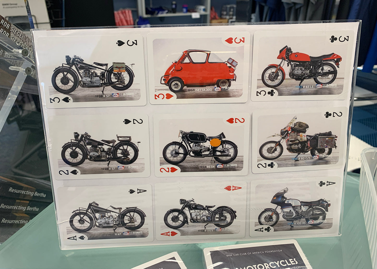 Motorcycle Playing Cards - BMW CCA Foundation