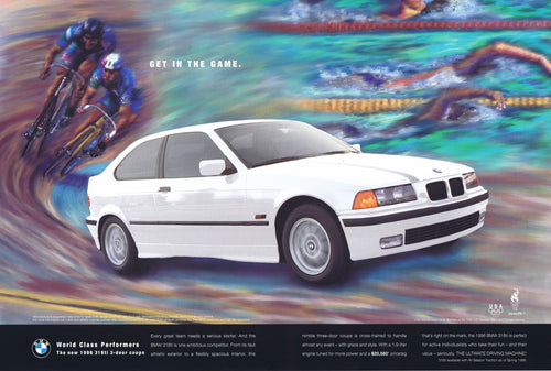 Get in the game, 1996 BMWNA Advertising Art - BMW CCA Foundation