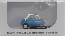 Load image into Gallery viewer, Cararama 1:43 White/Blue BMW  Isetta 250 in BMW box