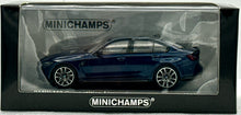 Load image into Gallery viewer, Minichamps 1:43 2020 Blue Metallic BMW M3 Competition