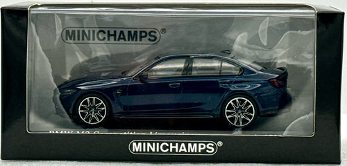 Minichamps 1:43 2020 Blue Metallic BMW M3 Competition
