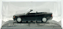 Load image into Gallery viewer, Minichamps 1:43 Black 1993 BMW 3-Series Cabriolet (E36)