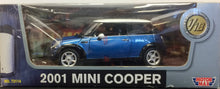 Load image into Gallery viewer, MotorMax 1:18 2001 Mini Cooper