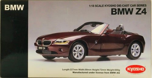 Kyosho 1:18  Red  BMW  E85 2003 Z4 - BMW CCA Foundation