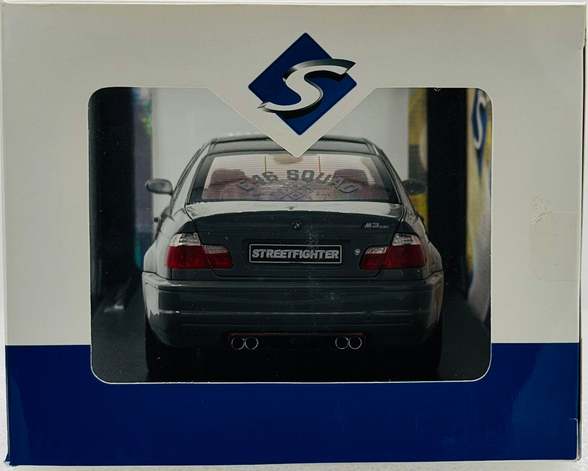 Solido 1:18 2000 BMW Streetfighter Nardo Grey E46 M3 Coupe