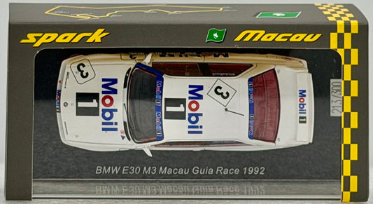 Spark 1/43 – BMW E30 M3 - Macau Guia Race 1992