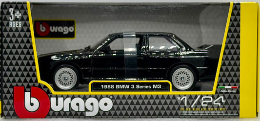 Bburago 1/24 – Black BMW M3 (E30) – 1988