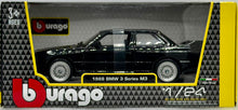 Load image into Gallery viewer, Bburago 1/24 – Black BMW M3 (E30) – 1988