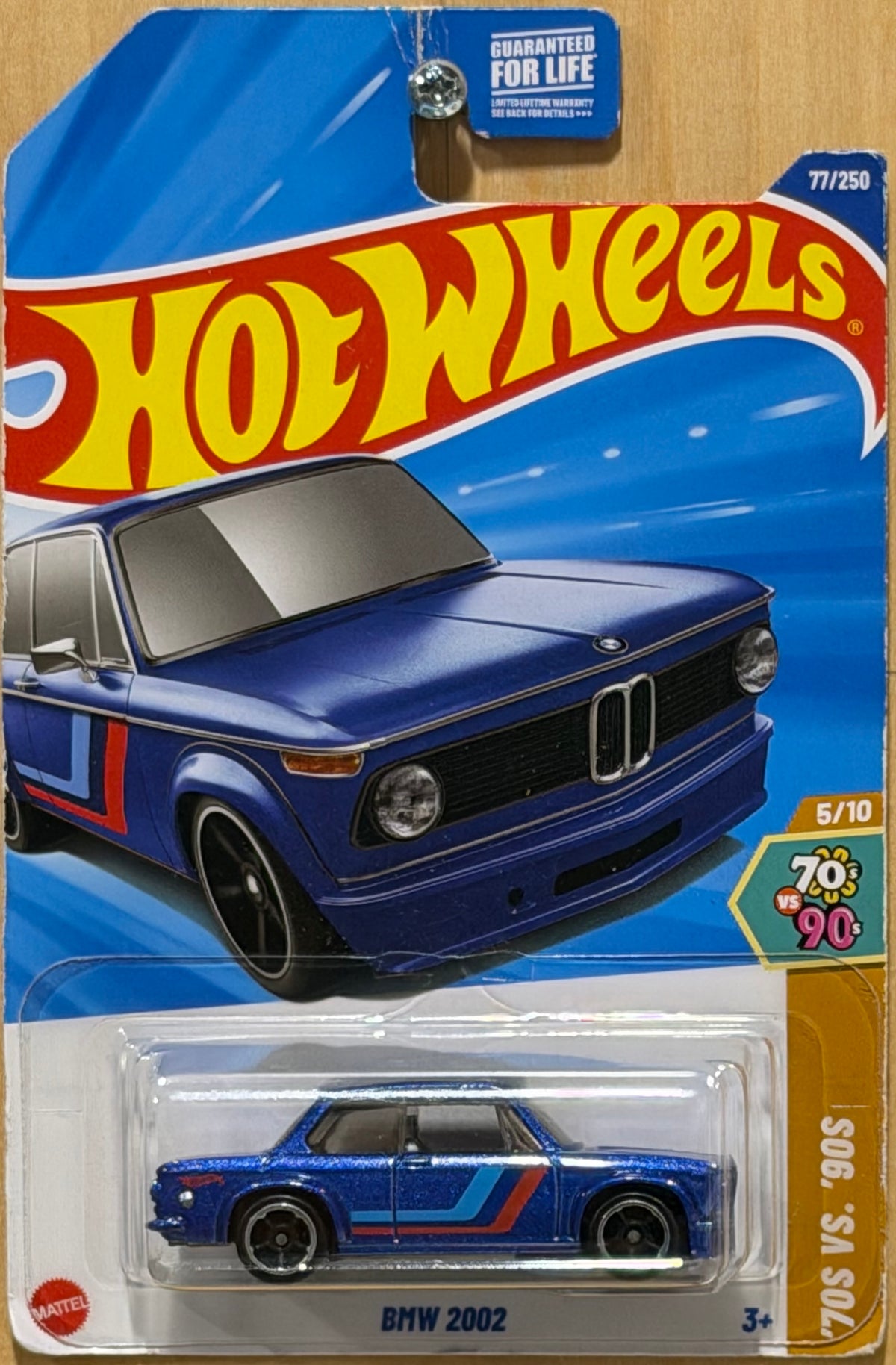Hot Wheels -  Blue BMW 2002 77/250
