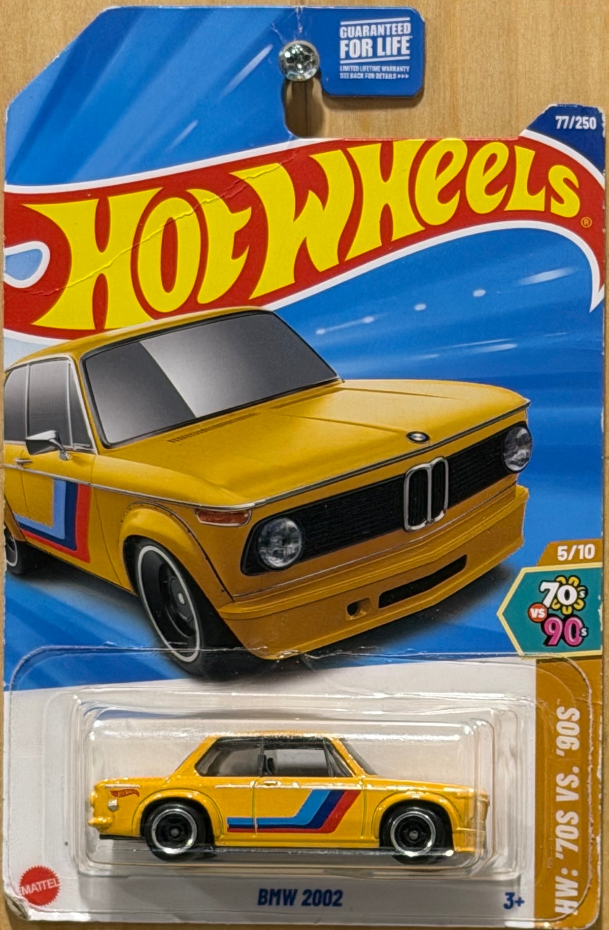 Hot Wheels -  Yellow BMW 2002 77/250