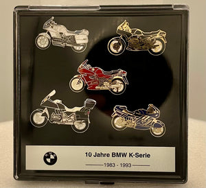 BMW's 10 Years of the BMW K-Series pin set