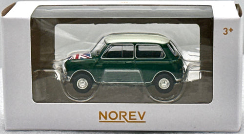 Norev 1:54 Mini Cooper S 1964 Green w/Union Jack hood