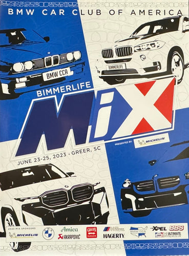 BMWCCA's 2023 MiX poster