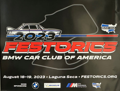 BMWCCA's 2023 Festorics poster