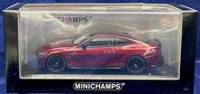 Load image into Gallery viewer, Minichamps 1:43 BMW M4 Competition Coupe 1 of 336 Aventurinrot metallic