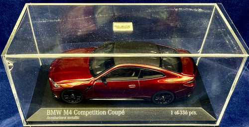 Minichamps 1:43 BMW M4 Competition Coupe 1 of 336 Aventurinrot metallic