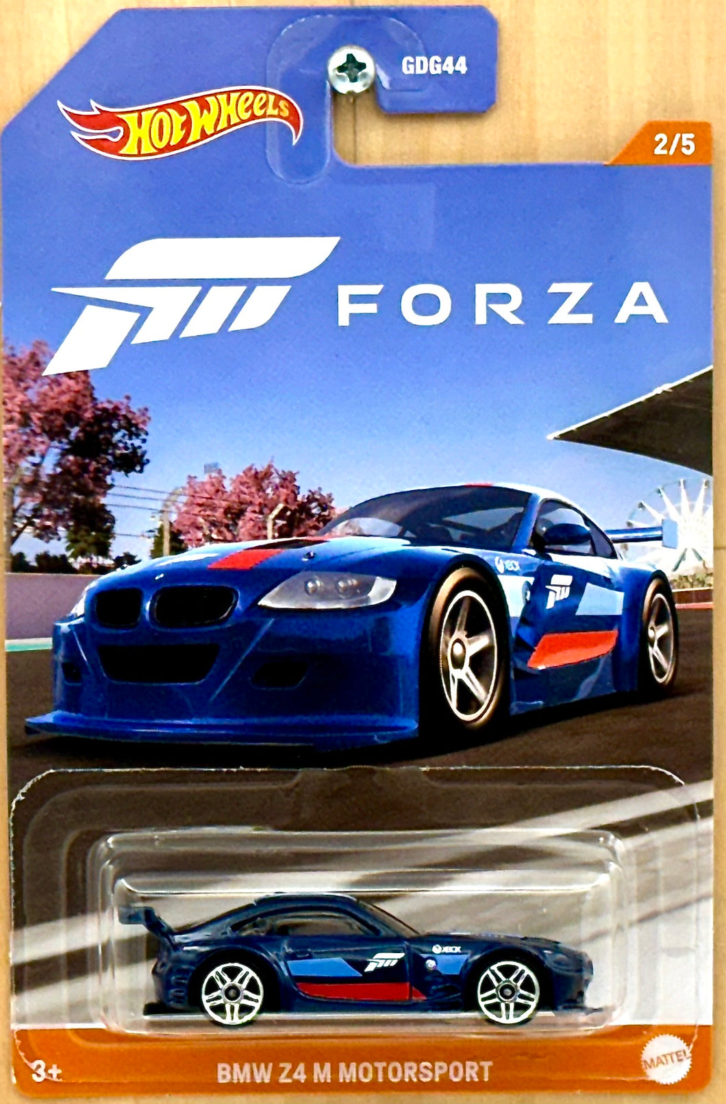 Hot Wheels Blue BMW Z4M Forza Motorsport