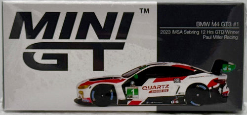 Mini GT 1:64 BMW M4 GT3 #1 2023 IMSA Sebring winner