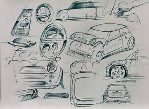Frank Stephenson Mini sketches 1997