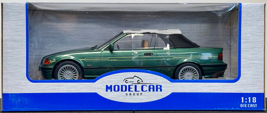 Model Car Group 1:18 1996 green metallic Alpina B3 3.2 Convertible