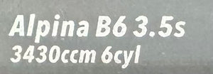 Solido 1:43 Brillant Red Alpina E30 B6 3.5s