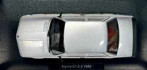 KK SCALE  1:18 1980 Silver Alpina C1 (E21) 2.3