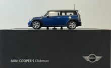 Load image into Gallery viewer, Minichamps 1:43 Blue Mini Cooper S Clubman