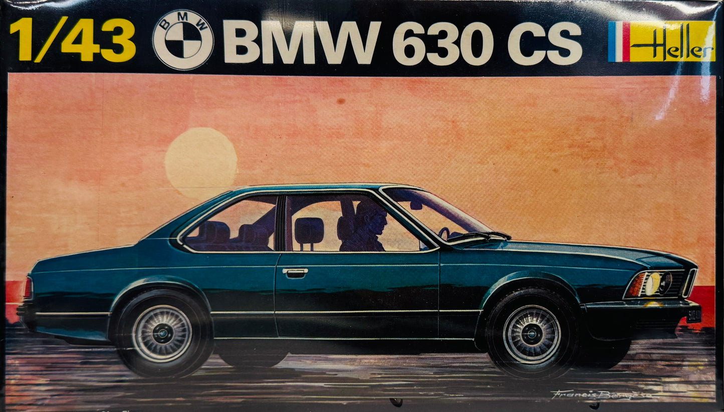 Heller 1/43 BMW 630 CS kit w/transkit for 1983 Eurotourismo Monza race (Eterna)