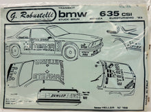 Load image into Gallery viewer, Heller 1/43 BMW 630 CS kit w/transkit for 1983 Eurotourismo Monza race (Eterna)