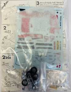 Heller 1/43 BMW 630 CS kit w/transkit for ISO Roulements 1983 car