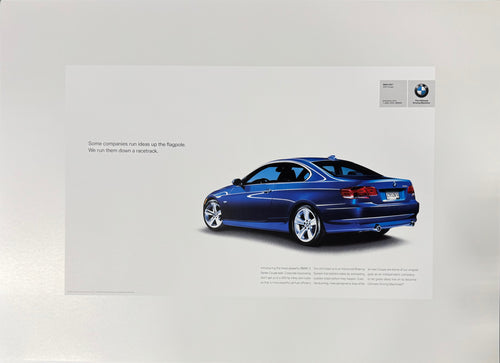 Ideas up the flagpole or down the track, 2007 335i Coupe