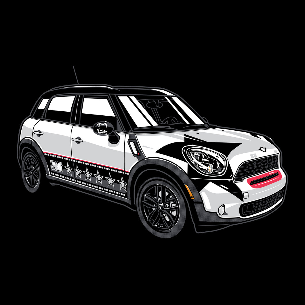 Kiss, 2011 MINI Cooper Countryman Canvas Print - BMW CCA Foundation