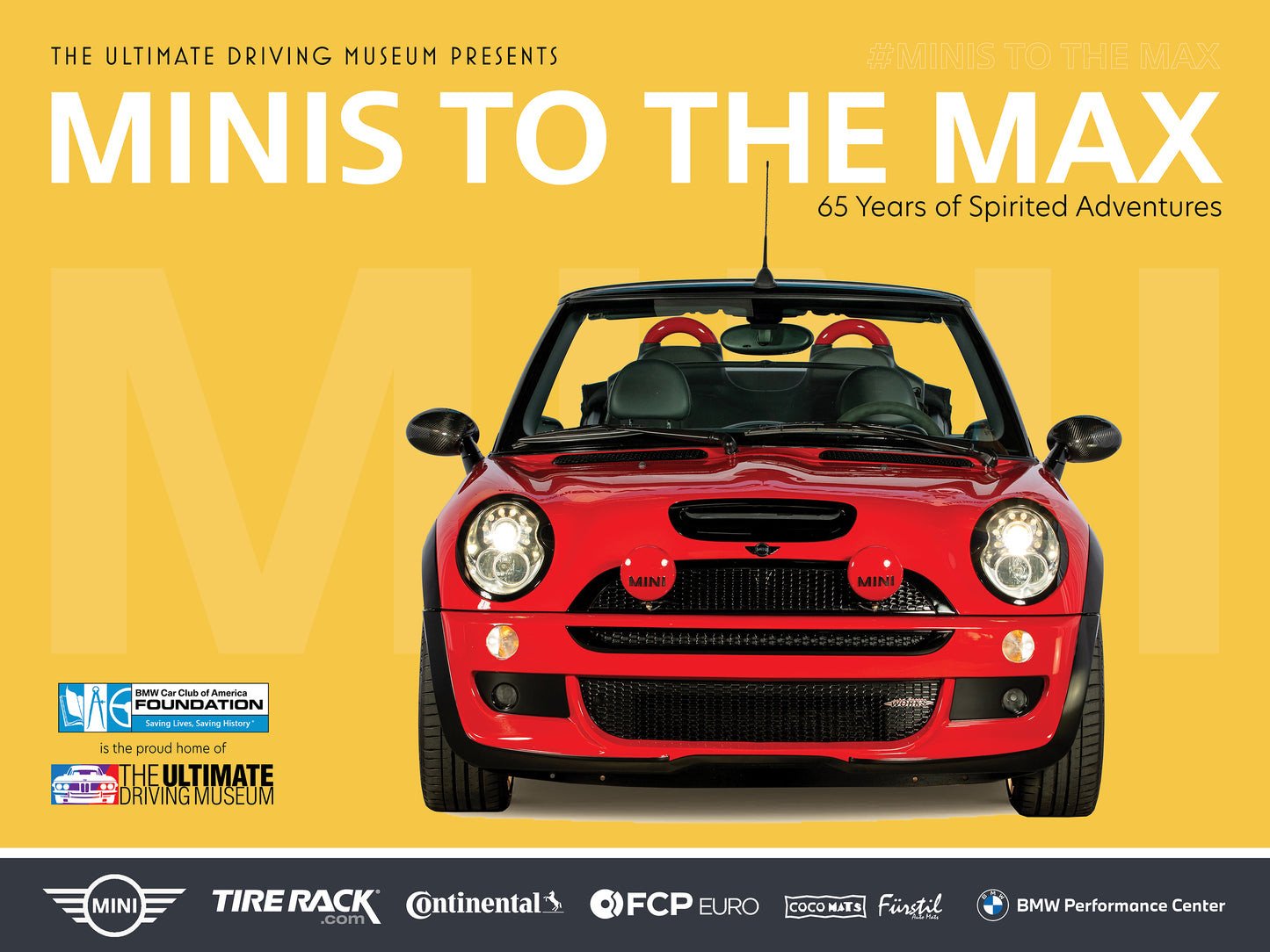 Mini Exhibit Cover Page Poster - BMW CCA Foundation