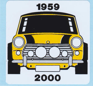 Mini square decal - BMW CCA Foundation