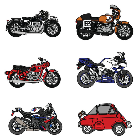 Moto Exhibit Pins - BMW CCA Foundation