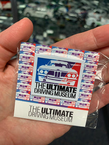 Ultimate Driving Museum Logo Pin