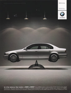 Is it the Balance? 2001 BMWNA Ad Artwork Small