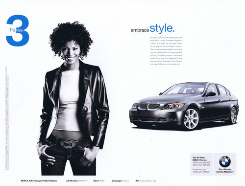 embrace style, 1996 BMWNA Advertising Art - BMW CCA Foundation