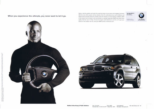 experience the ultimate, 1996 BMWNA Advertising Art - BMW CCA Foundation