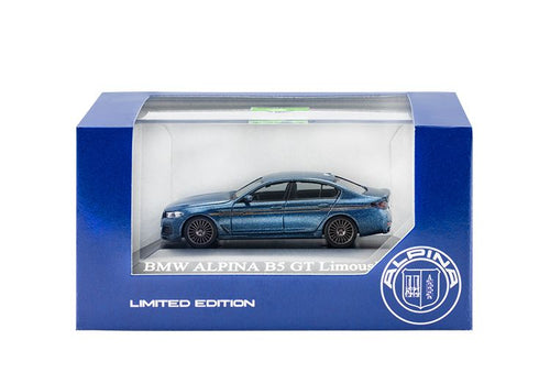BMW ALPINA B5 GT Sedan (G30) 1:87 Scale Model in Arctic Race Blue