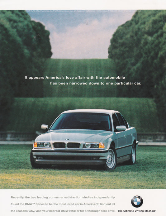 America's love affair, BMWNA Ad Artwork Small - BMW CCA Foundation