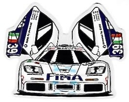 McLaren F1 GTR sticker