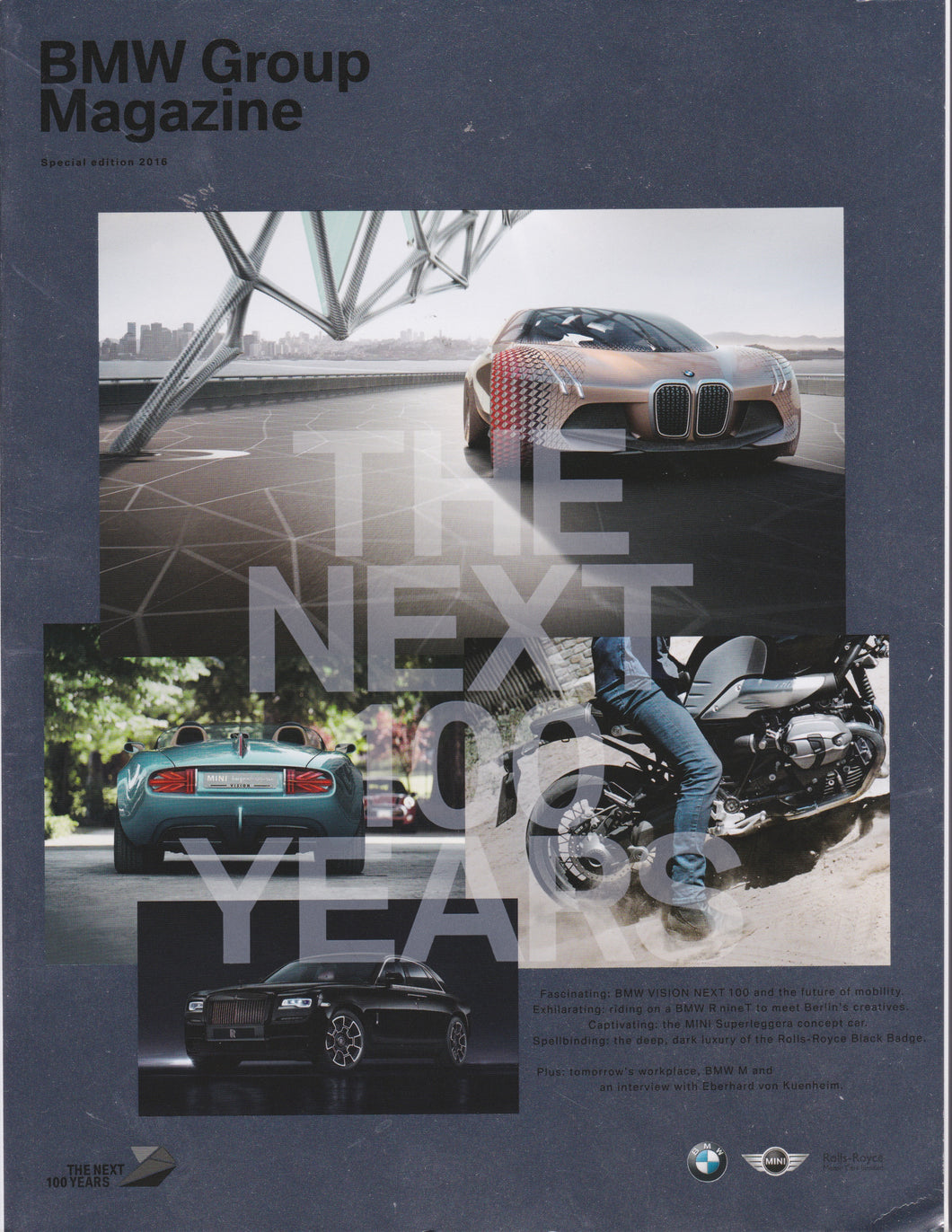 BMW Group Magazine Special Edition 2016