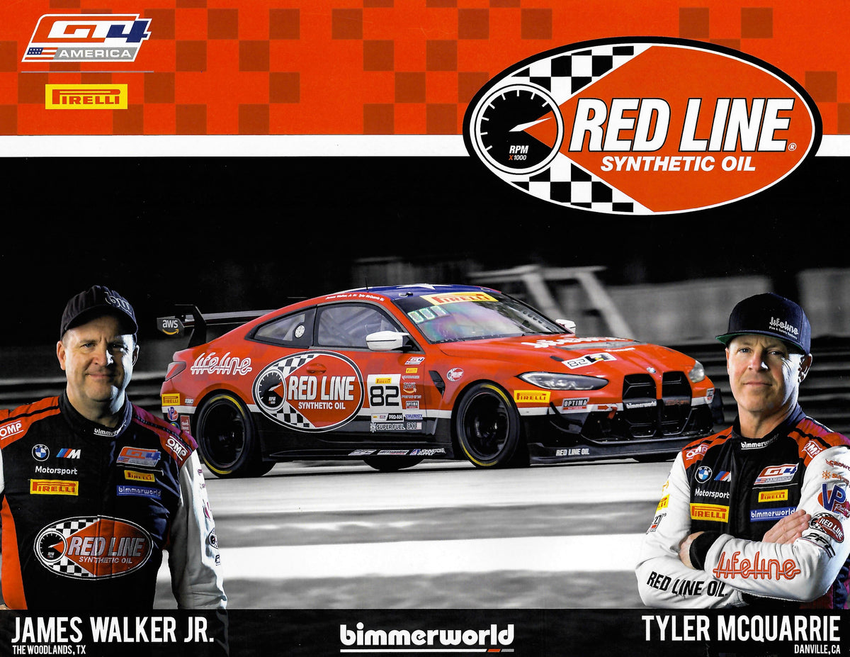 No. 82 M4 GT3, Redline BMW  Signature Card