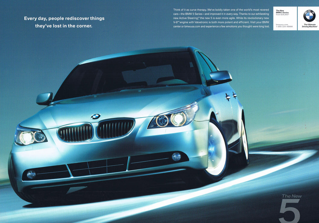 what they've lost in the corners, 2003 BMWNA Advertising Art - BMW CCA Foundation