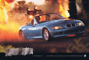 James Bond "GoldenEye,"  BMWNA Advertising Art - BMW CCA Foundation